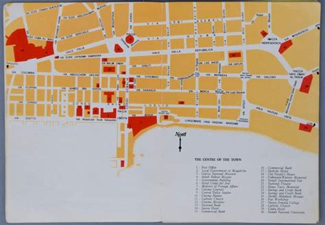 Mogadishu Map Cartography