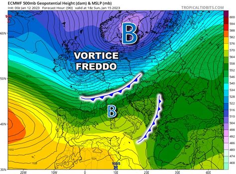 Meteo Vortice Freddo In Arrivo Nel Weekend Gennaio Le