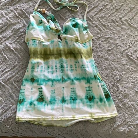 Hot Kiss Swim Hot Kiss Bathing Suit Tankini Top Tie Dye Size M Poshmark