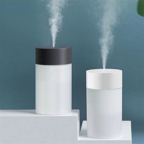 Kaufe Ml Mini Ultrasonic Air Humidifier Led Lamp Usb Essential Oil