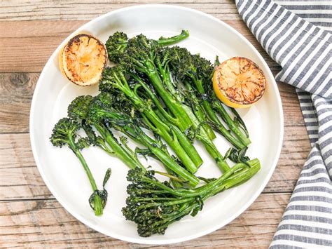 Crispy Oven Roasted Broccolini Cooking With Bliss