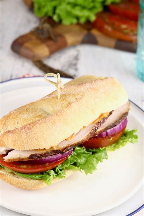 Smoked Turkey Sandwich {with Cajun Mayo} - Miss in the Kitchen