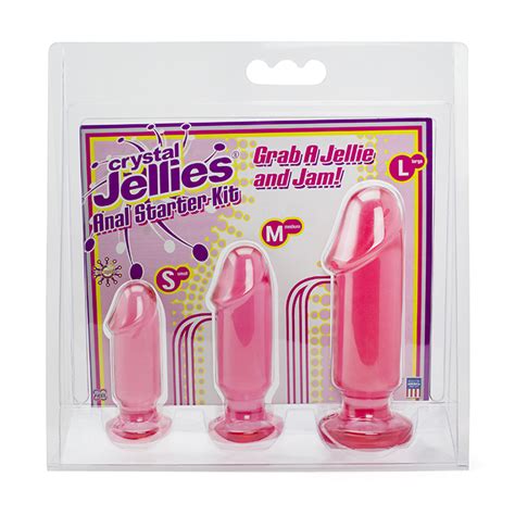 Crystal Jellies Anal Starter Kit Pink TheOriginalWand