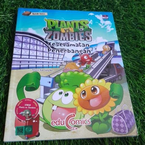 Jual BUKU KOMIK SAINS PLANTS VS ZOMBIES KESELAMATAN PENERBANGAN