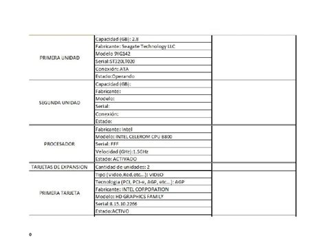 Formato De Ficha Tecnica Word