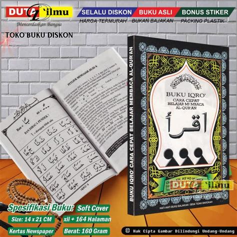 Buku Iqro Cara Cepat Membaca Alquran Lazada Indonesia