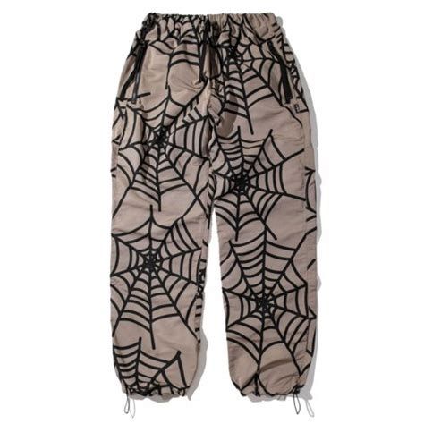 MUSINSA THE K ING ARCHIVES SPIDER Windbreaker Pants BeIge