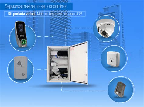 Kit Portaria Virtual Cs Comunica O E Seguran A