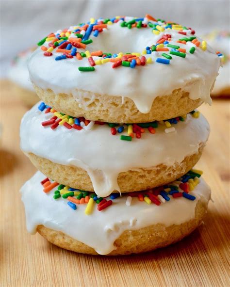 Vegan Vanilla Baked Donuts Recipe Baking Baked Donut Recipes