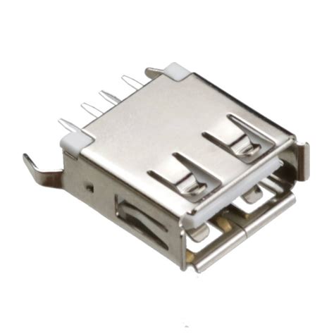 Conector USB Tipo A Fêmea 180 para Placa