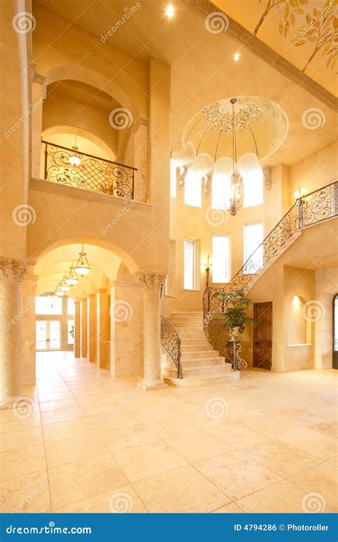 Ceiling Art In A Mansion Stock Photo Image Of Hardwood 4794286