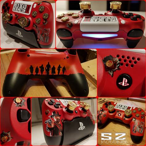 red-dead-redemption-II-custom-ps4-controller-design - GameTomatoes