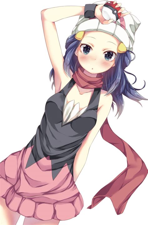 Safebooru 1girl Arm Behind Back Arm Up Beanie Blue Eyes Blue Hair Blush Hair Ornament Hairclip