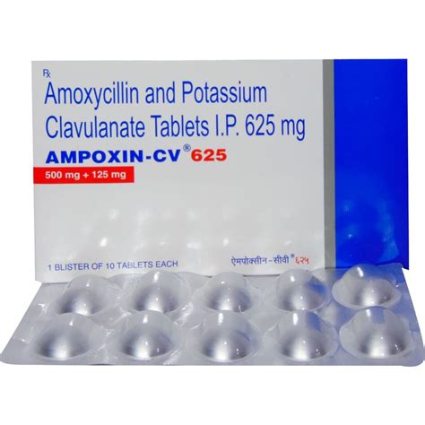 Ampoxin Cv 625 Tablet 10 S Price Uses Side Effects Composition Apollo Pharmacy