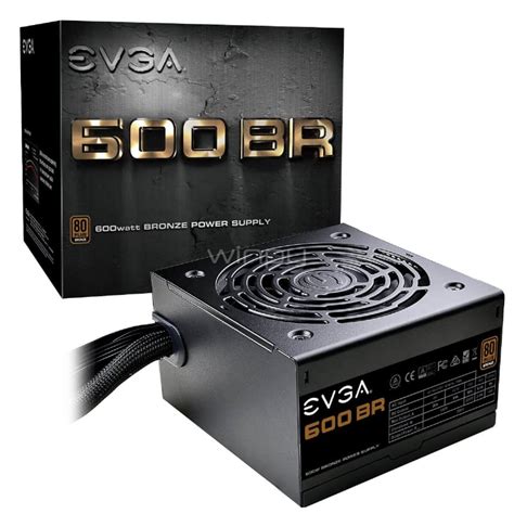 Fuente De Poder EVGA 600 BR De 600 Watts ATX Certificada 80 Bronce