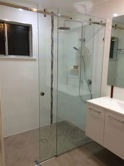 Frameless Sliding Shower Screen Gregs Glass And Glazing