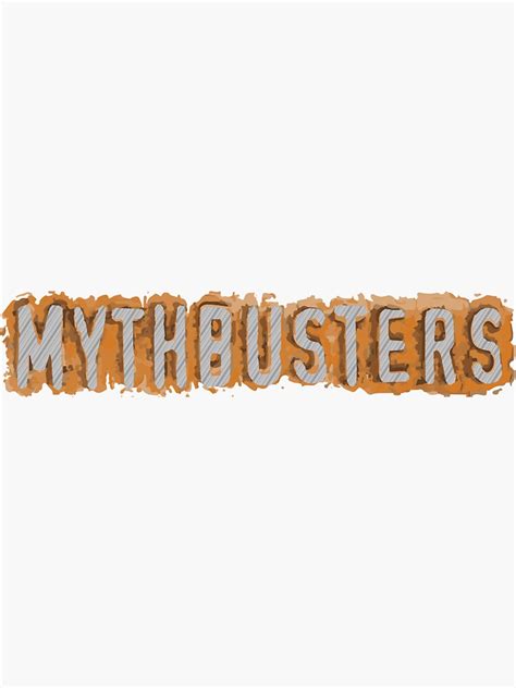 Mythbusters Logo Font