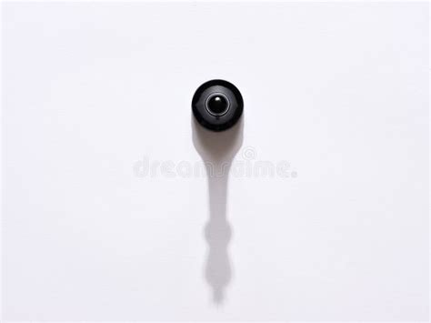 Top View Of A Black Chess Pawn With The Shadow Of A King Stock Image