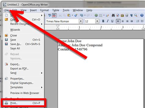 How To Make Labels Using Open Office Writer 9 Steps