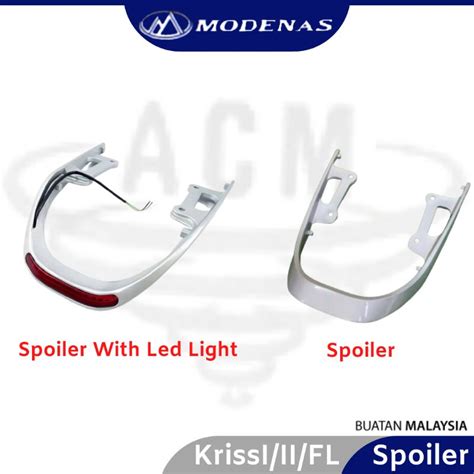 MODENAS Kriss 100 110 Spoiler Alloy LED Lamp Kriss110 Kriss100 1 2 FL