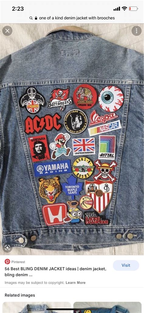 Pin By Anasanchezglez On Guardado R Pido Jean Jacket Patches Vintage