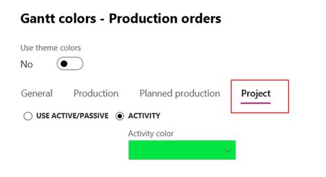 Gantt Chart Colors No Longer a Mystery in Dynamics 365