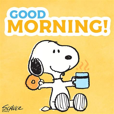 PEANUTS on Twitter | Morning quotes funny, Good morning snoopy, Coffee ...