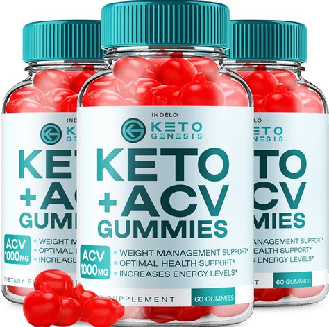 3 Pack Keto Genesis Keto Acv Gummies Advanced Weight Loss 1000mg