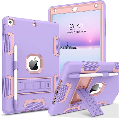 BENTOBEN iPad 9th Generation Case with pencil holder, iPad 8th/7th Gen Case, 3 in 1 Shockproof ...