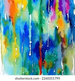 Original Abstract Water Color Hand Drawn Stock Vector Royalty Free