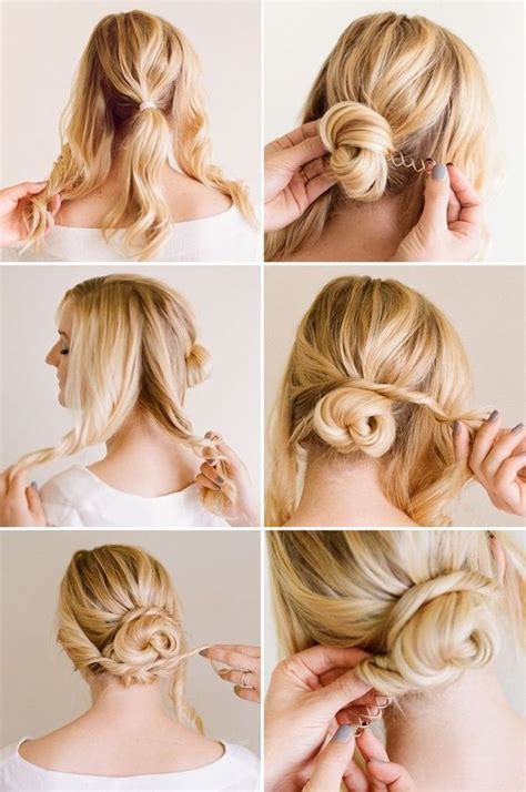 17 Divine Cute Easy Bun Hairstyles For Medium Hair