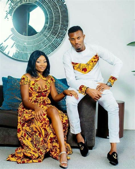 Latest Senator Styles For Couples African Wax Prints Fashion Design