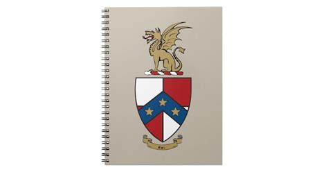 Beta Theta Pi Coat Of Arms Notebook Zazzle
