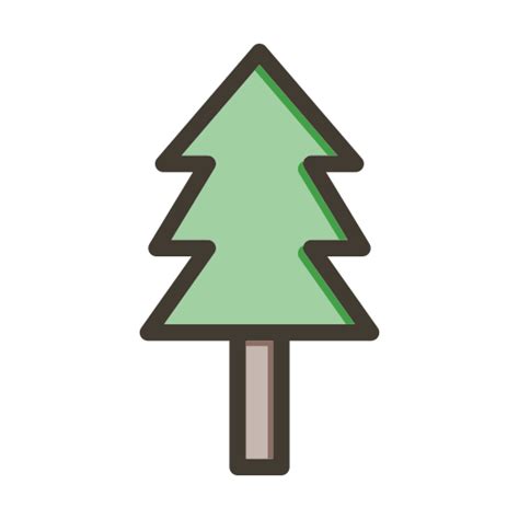 Evergreen Tree Generic Color Lineal Color Icon