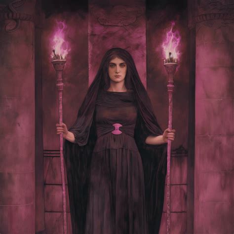 Triple Goddess Hecate With Torches PNG Digital Download, Hekate Goddess ...