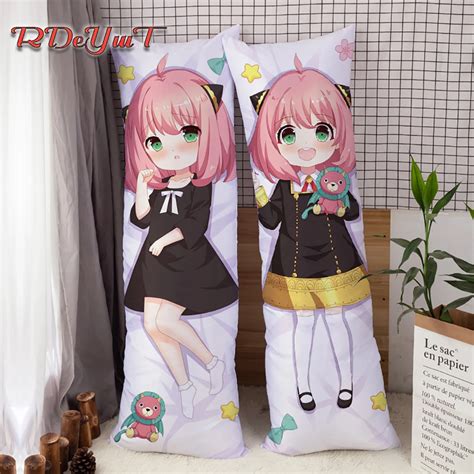 Anime Spy X Family Anya Forg Dakimakura Hugging Body Pillow Cover Case ...