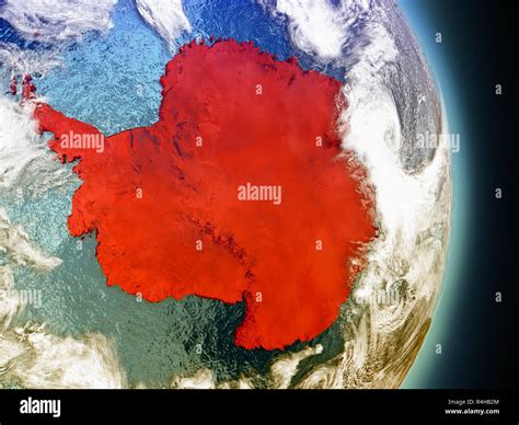 Antarctica satellite map hi-res stock photography and images - Alamy