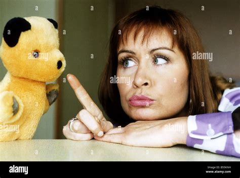 Sooty And Television Presenter Sian Lloyd June 1997 Celebrating Sooty S