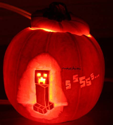 Creeper Pumpkin By Neshimi On Deviantart