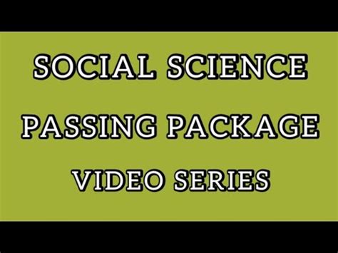 Sslc Social Science Passing Package Part For Kseeb Sslc Exam