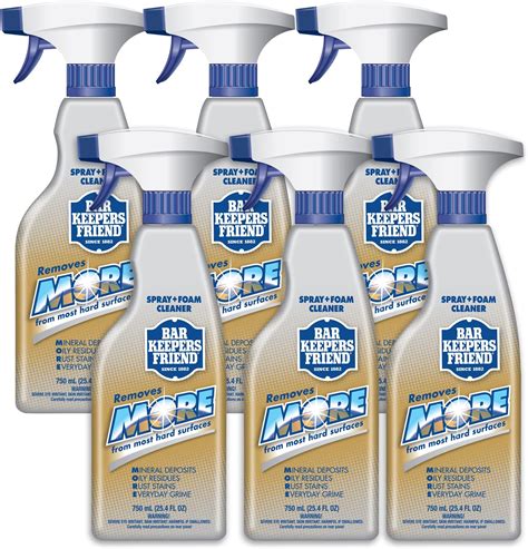 Amazon.com: Bar Keepers Friend MORE Spray and Foam Cleaner - 25.4oz
