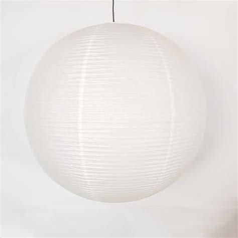 Henjjras White Round Paper Lamp Shade 50cm 19inch Chinses Lantern Pendant Lamp Shade Large