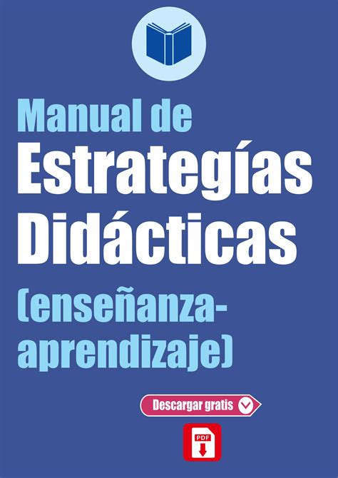 Manual E Estrategias Did Ctica Estrategias De Ense Anza Aprendizaje