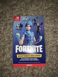 Nintendo Switch Fortnite Wildcat Bundle Code V Bucks En France