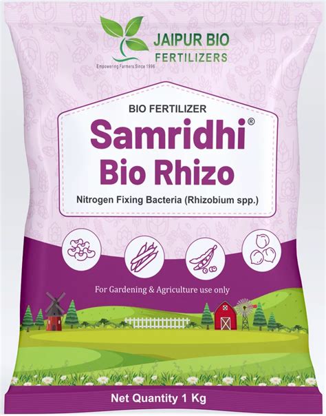 Powder Samridhi Rhizobium Biofertilizer Packaging Size 1 Kg