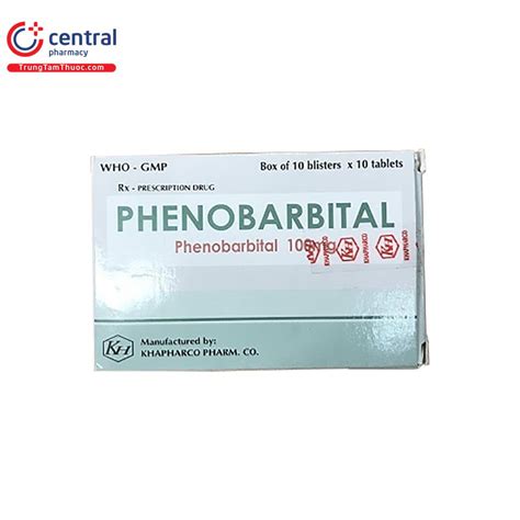 Ch Nh H Ng Thu C Phenobarbital Mg Khapharco I U Tr Ng Kinh