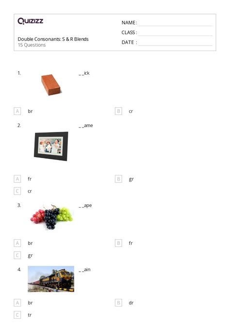 50 Double Consonants Worksheets For 2nd Class On Quizizz Free
