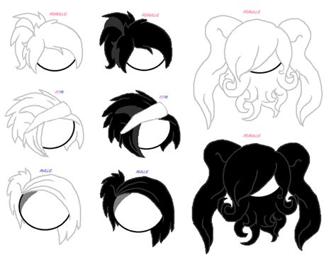 Homestuck Hair Base By Dmc3vergil On Deviantart