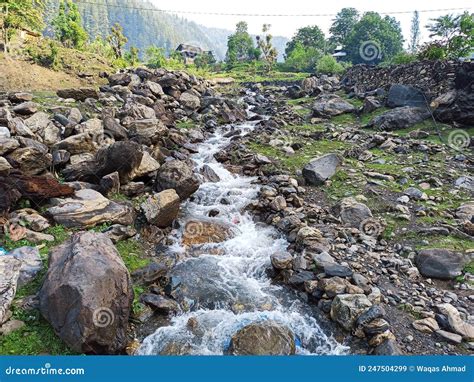 Azad Kashmir Pakistan Natural Waterfall Stock Image Image Of Azad