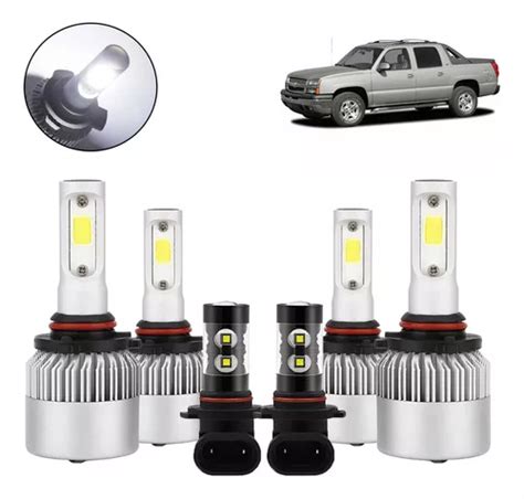 Luz Alta Baja Niebla Kit Faros Led 8000lm Para Chevrolet Meses Sin